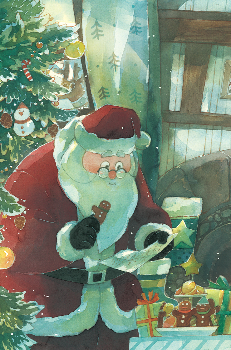 Read all about the Christmas Bird with Santa and friends.